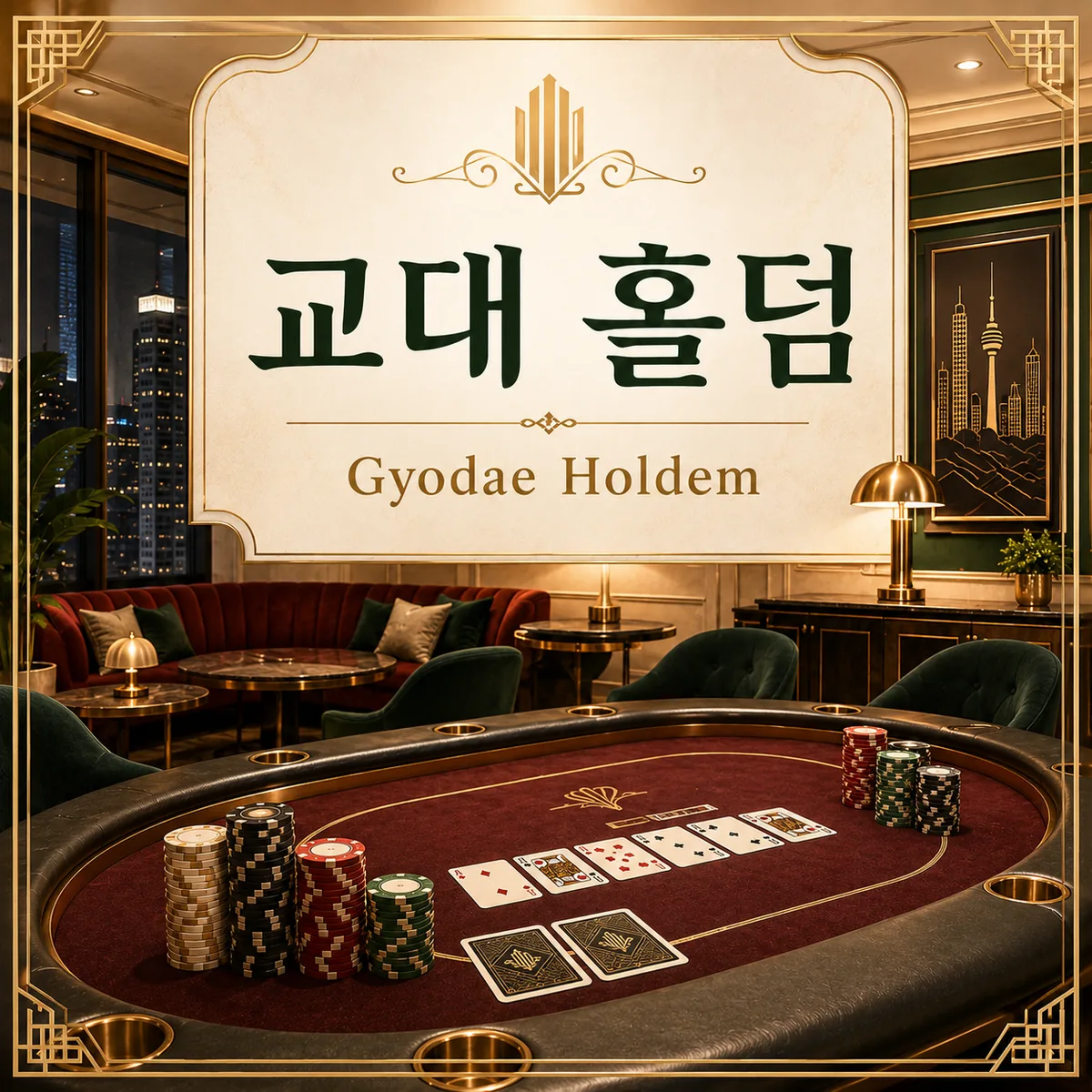 교대 홀덤 이미지